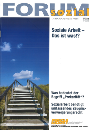 Forum Sozial 2016/2 Soziale Arbeit - Das ist was!?