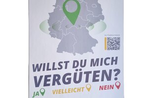 Plakat "Willst du mich vergüten?"