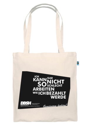 Beutel "Ich kann gar nicht so schlecht arbeiten, wie ich bezahlt werde"