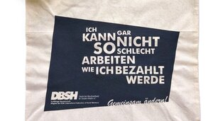 Beutel "Ich kann gar nicht so schlecht arbeiten, wie ich bezahlt werde"