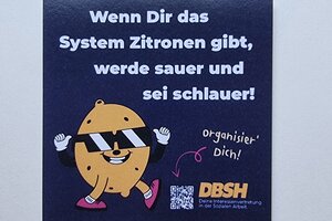 Sticker "Wenn dir das System Zitronen gibt, werde sauer und sei schlauer!"