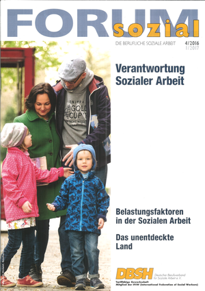 Forum Sozial 2016/4 Verantwortung Sozialer Arbeit