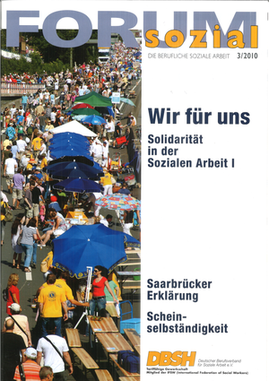 Forum Sozial 2010/3 Wir für uns
